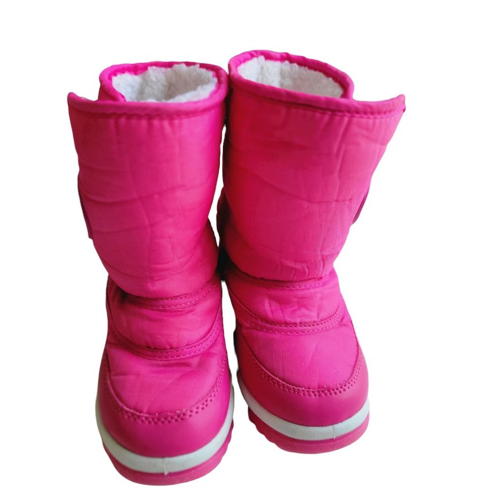 JoJo Maman Bebe in the snow boots for toddler Girl Size 26 - Picture 2 of 12